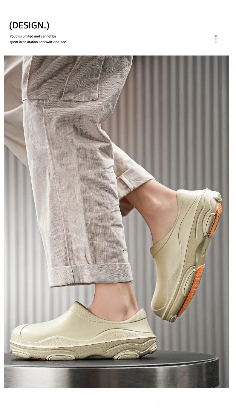 Chaussures de cuisine imperméables et antidérapantes_voghion.com