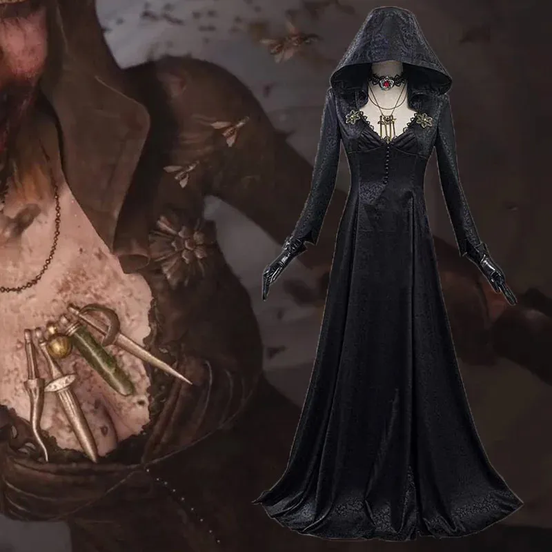 Daughter Of Lady Dimitrescu Cosplay Costume Gothic... From Longda03, $56.4  | DHgate.Com
