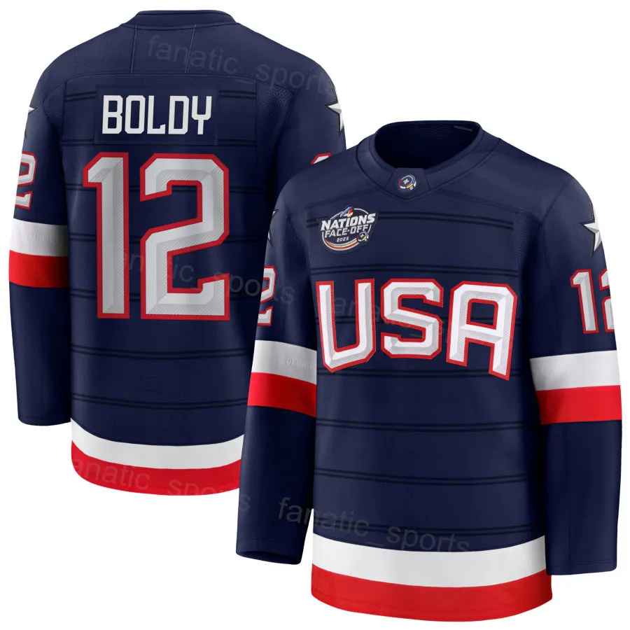 Nations Face-Off 2025 Hockey Jersey for Men with Full Sleeve