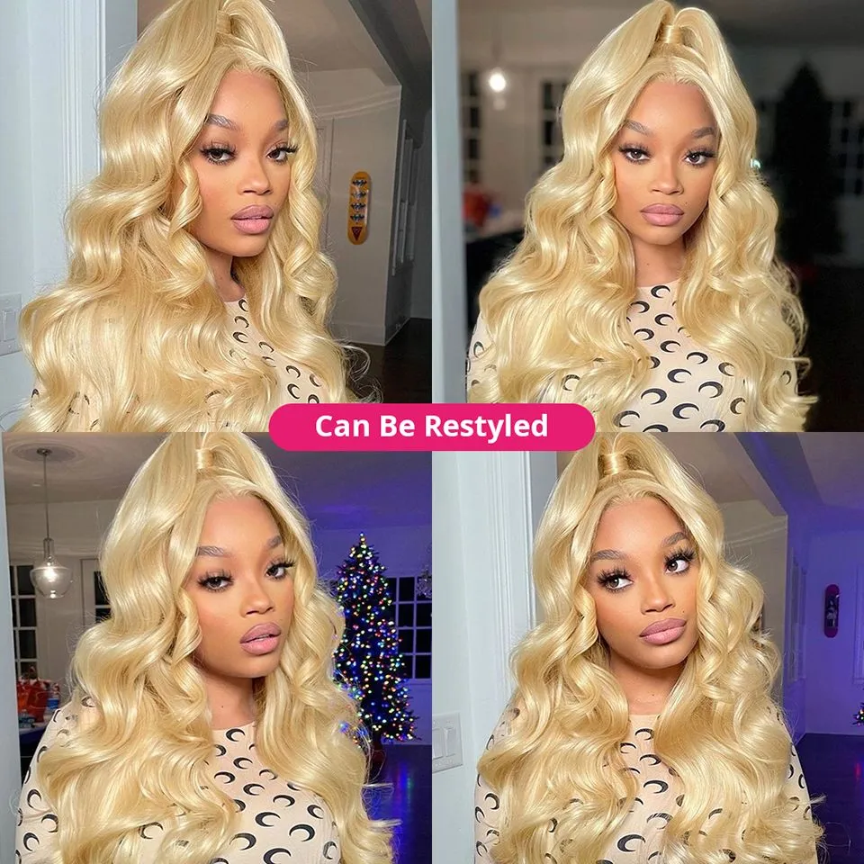 Cosdelu 30 Inch 613 Blonde Transparent Swiss Lace Frontal 