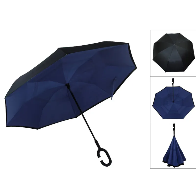Shell Reversible Umbrella W0285 Oversize Inverted Reverse Umbrellas Windproof... From Dreamhome ...