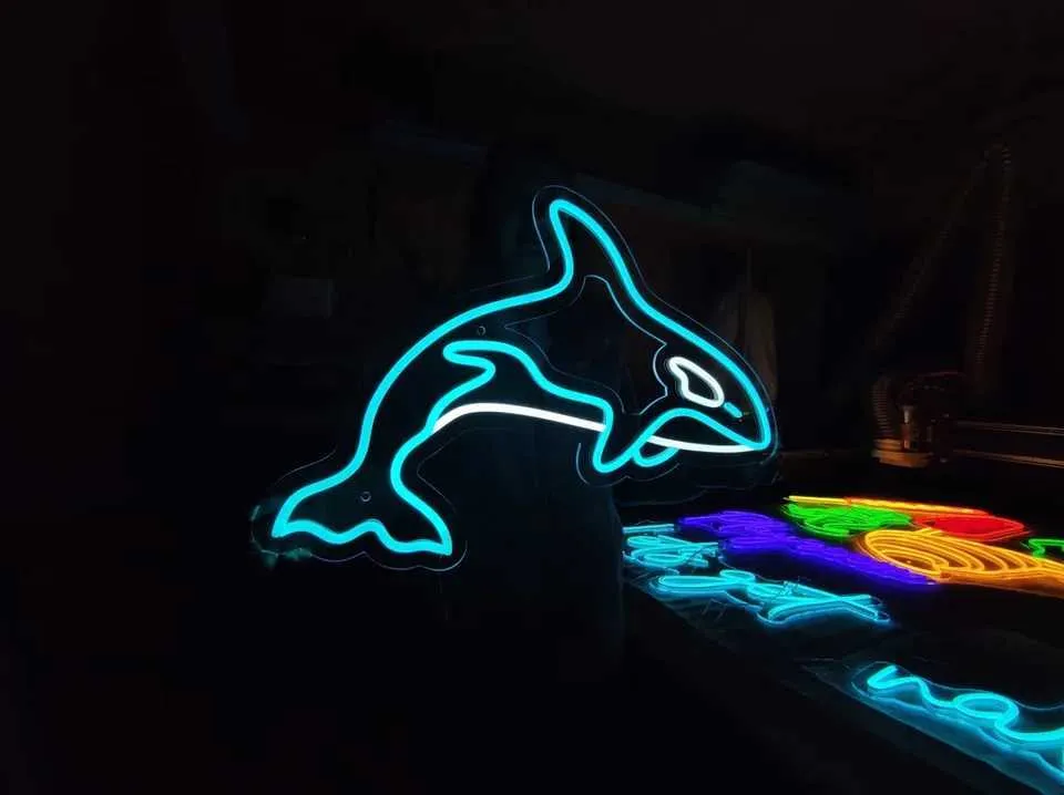 Seaworld Killer Whale led signs - Blue Orca LED Home...
