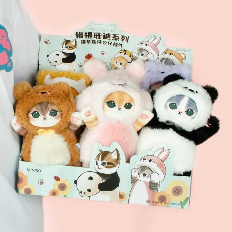 Linda Muñeca De Felpa, 17 Cm Mofusand Animal Series Soft Plushie