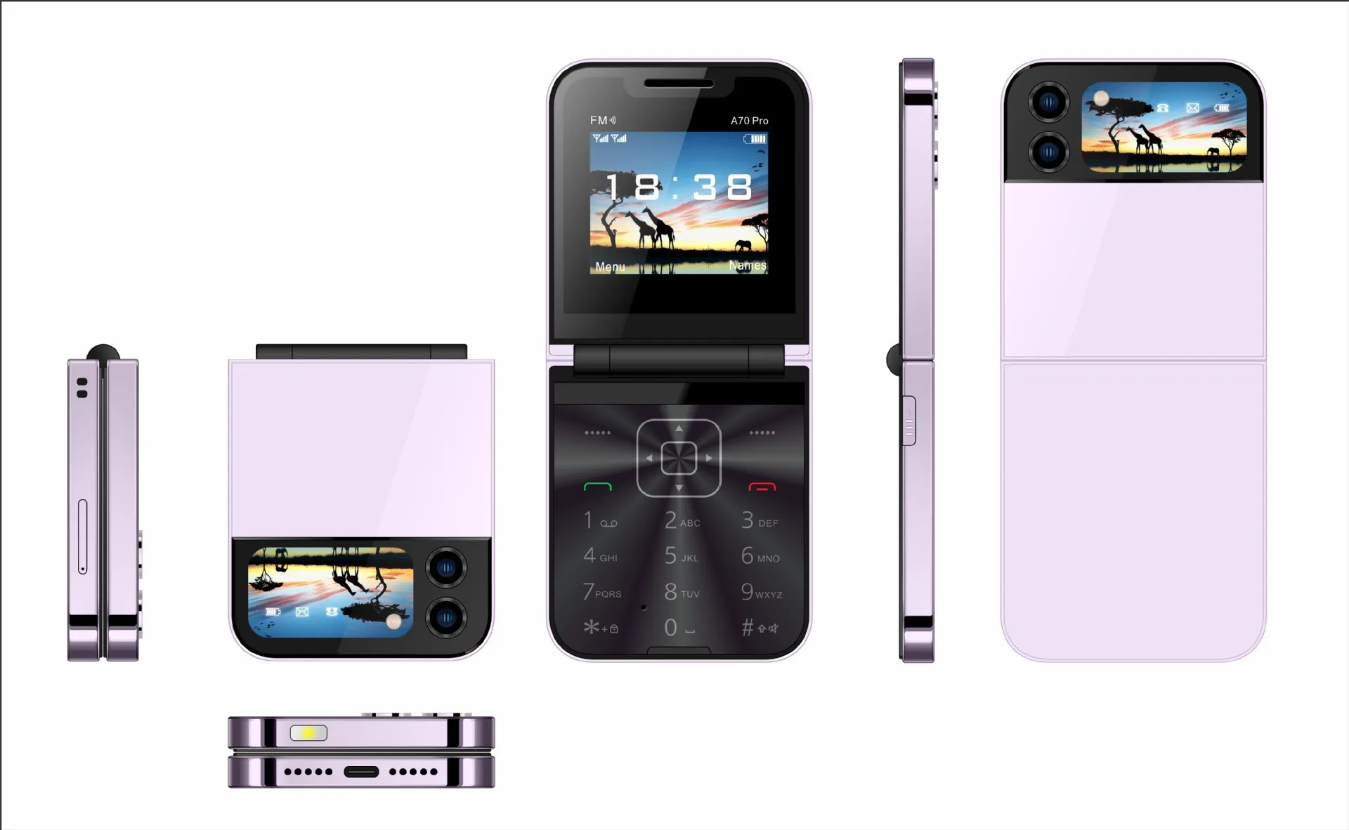 DHgate.com:Retro Flip Phone - Unlocked Dual SIM Mini Sports