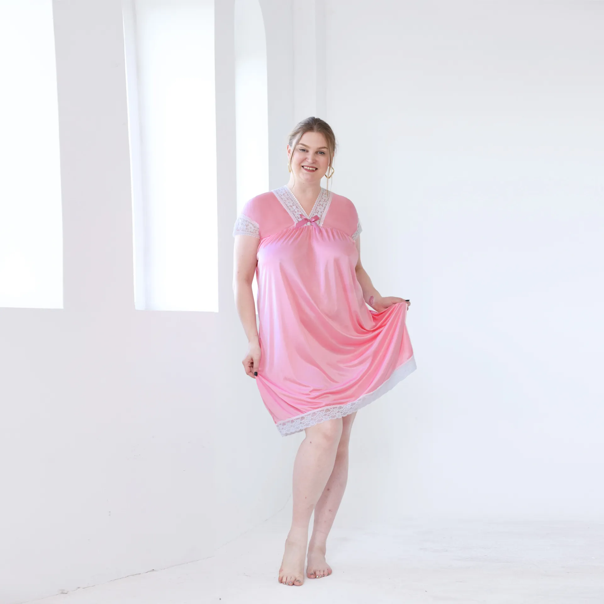 B698 Casual And Comfortable Ladies Nightdress Spring And Summer