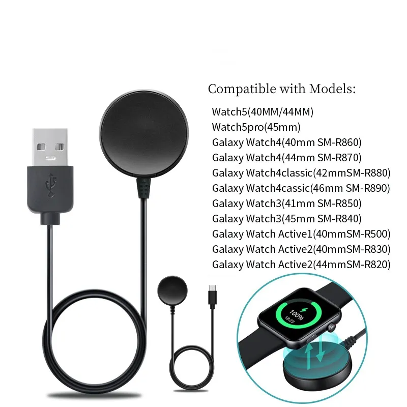 Cargador Inalámbrico Para Samsung Galaxy Watch Cable De