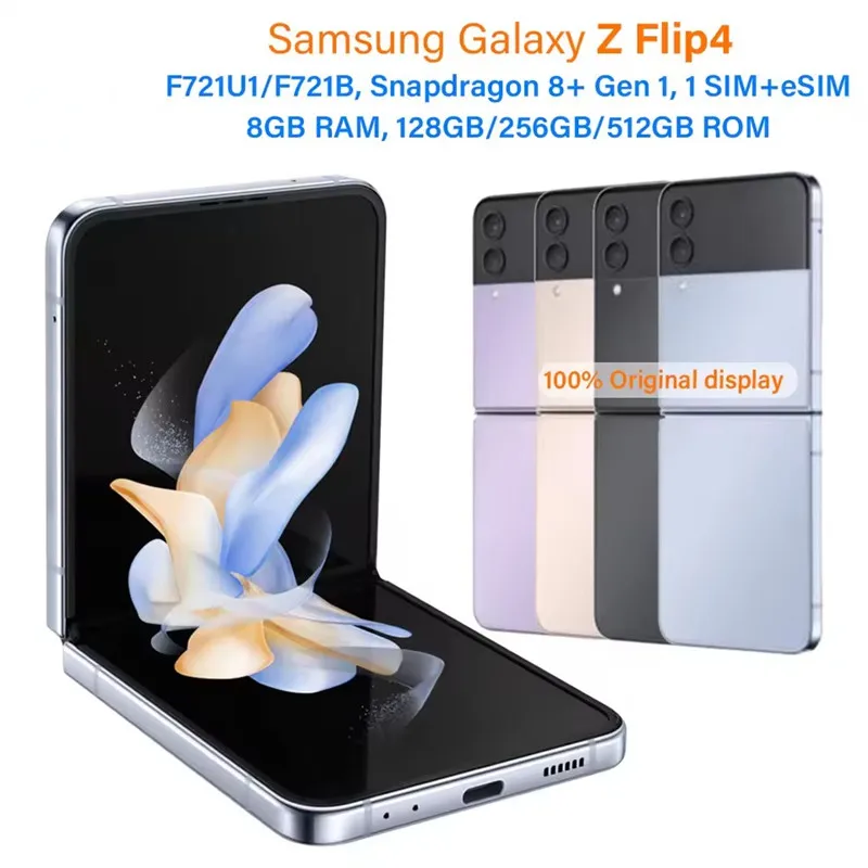Refurbished Samsung Galaxy Z Flip 4 Z Flip4 5G F721U1 From