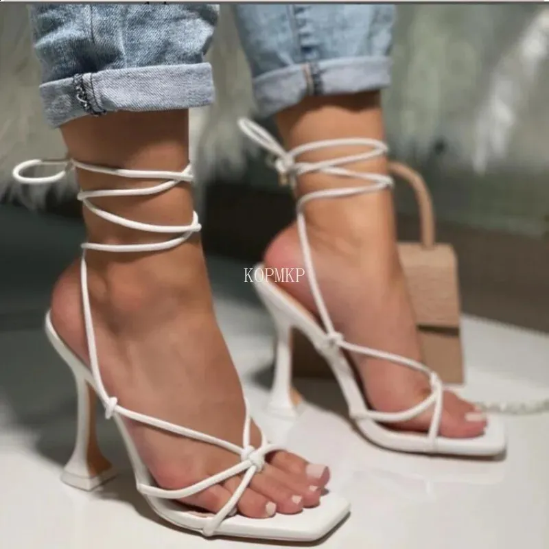 Womens Sandals Summer Shoe Women Sexy Dress High Heels Fashion Ankle Straps Open Toe Pumps Gladiator Shoes Female Heel_voghion.com