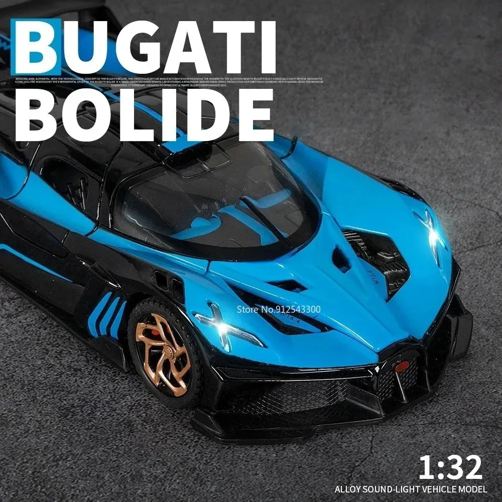 1/32 Bugatti Bolide Alaşım Spor Modeli Oyuncaklar Yi TL602.1