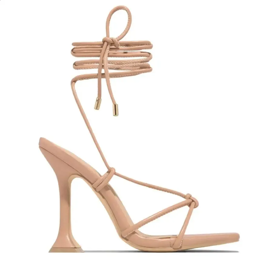 Women's Sexy High Heel Gladiator Sandals With Ankle Straps_voghion.com