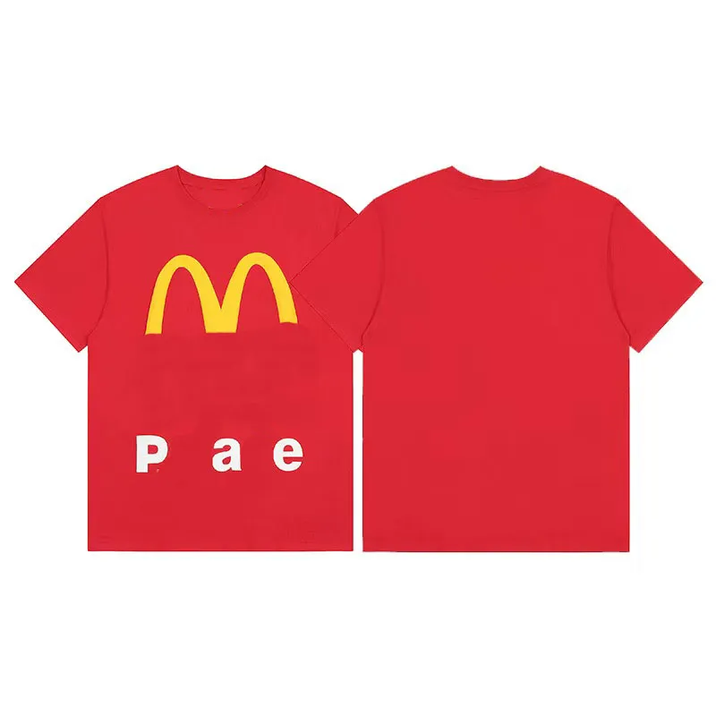 Designer Men's T-shirts Unisex Loose Fit Washable Tee Hip-hop Style new retro washed old graffiti loose versatile round neck short-sleeved T-shirt top 32