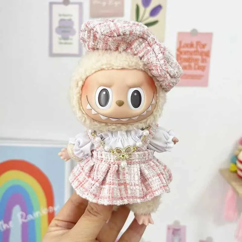 Labubu Clothes for Doll(NO Doll) - Handcrafted Crochet 3-Piece Set for Labubu Clothes for Doll(NO Doll) - Handcrafted Crochet 3-Piece Set for