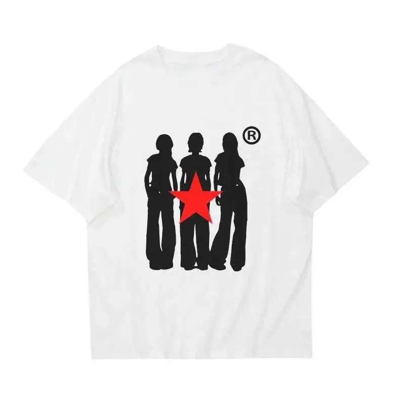 T Shirts Y2K Womens Cotton T Shirt Street Harajuku Aesthetic Flat