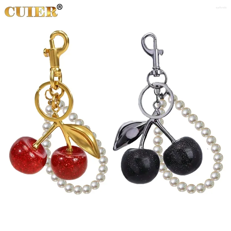 Portachiavi E Ciondolo Per Borsa A Forma Di Ciliegia - Elegante Accessorio In Lega Con Finitura Oro Antico - Regalo Originale Per Appassionati Di Moda - 3