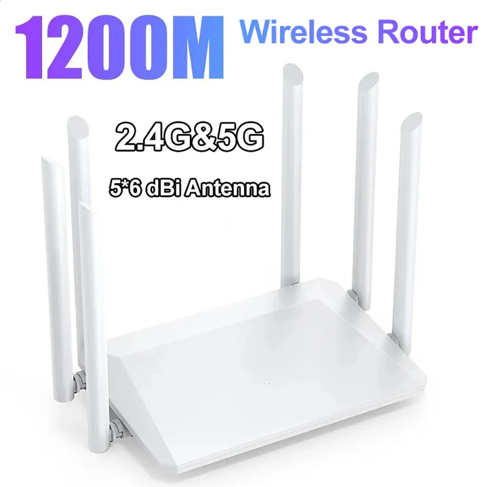 Dual 5ghz Router Dual Band Wireless 5G WiFi Repeater Router with 5 6dBi High Gain ...