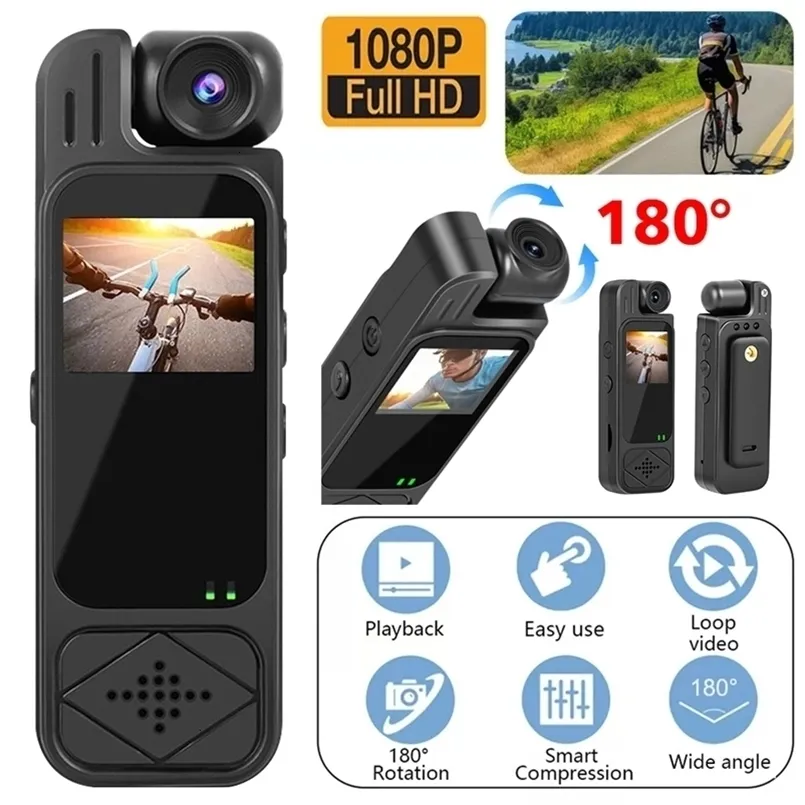 HD 1080P Mini Camera Portable Digital Video Recorder Worn Small Body ...