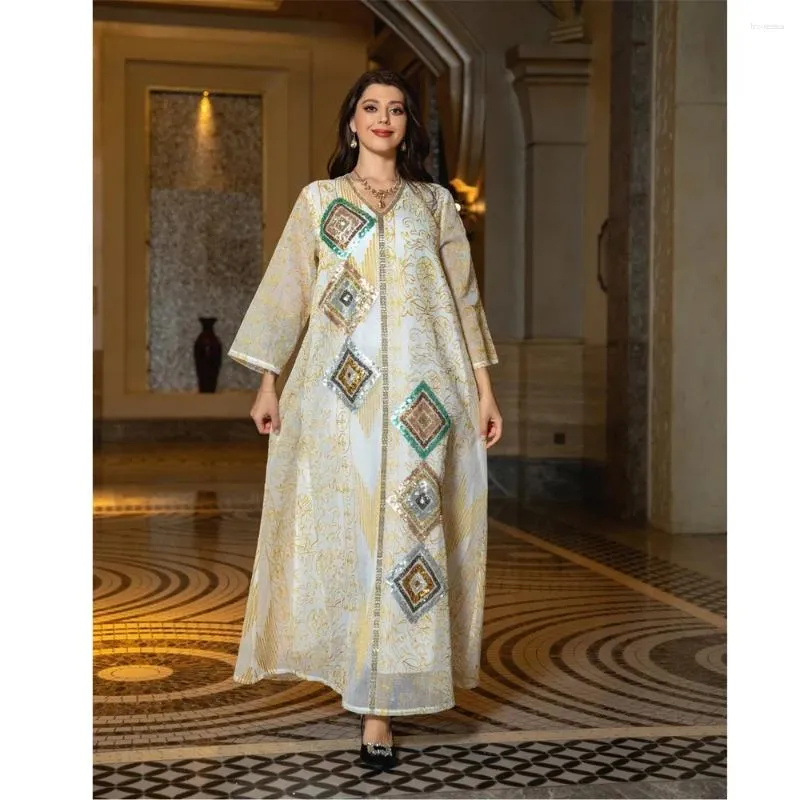 Save Big on Bulk Islamic Party Dresses Ethnic Clothing Eid Party Gowns Mesh  Sequin Abaya Moroccon Muslim Women Long Maxi Dresses Turkey Kaftan Islam