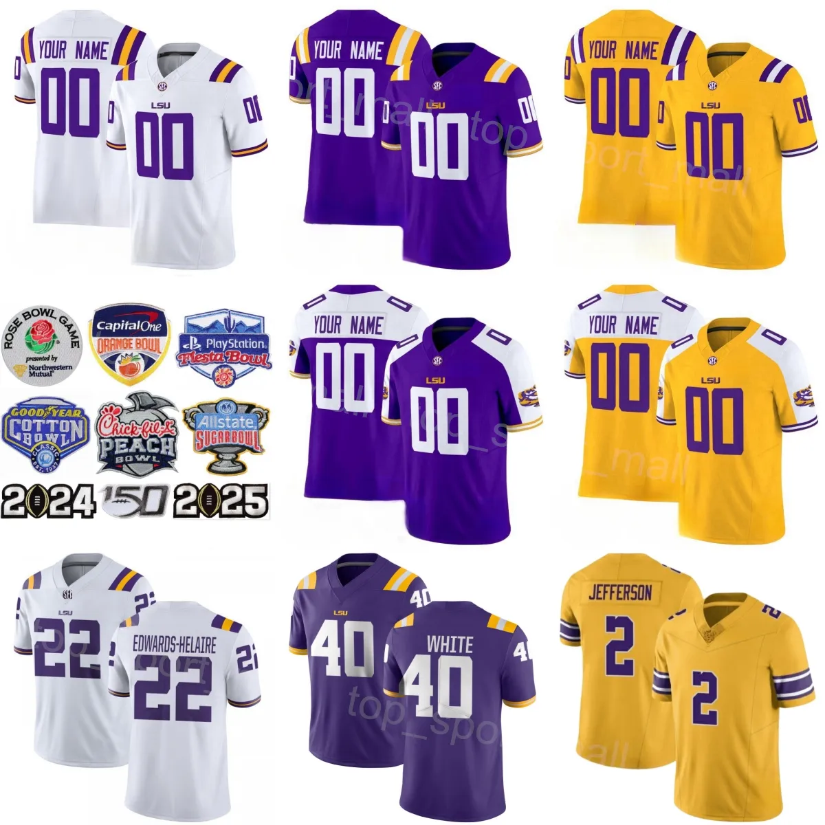 2025 College LSU Tigers Football 40 Devin White From
