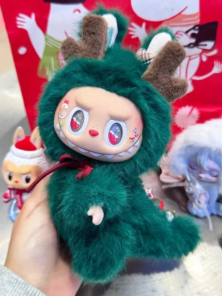 【海外限定】ZIMOMO LABUBUぬいぐるみキーホルダー パープル 海外限定】ZIMOMO LABUBUぬいぐるみキーホルダー紫