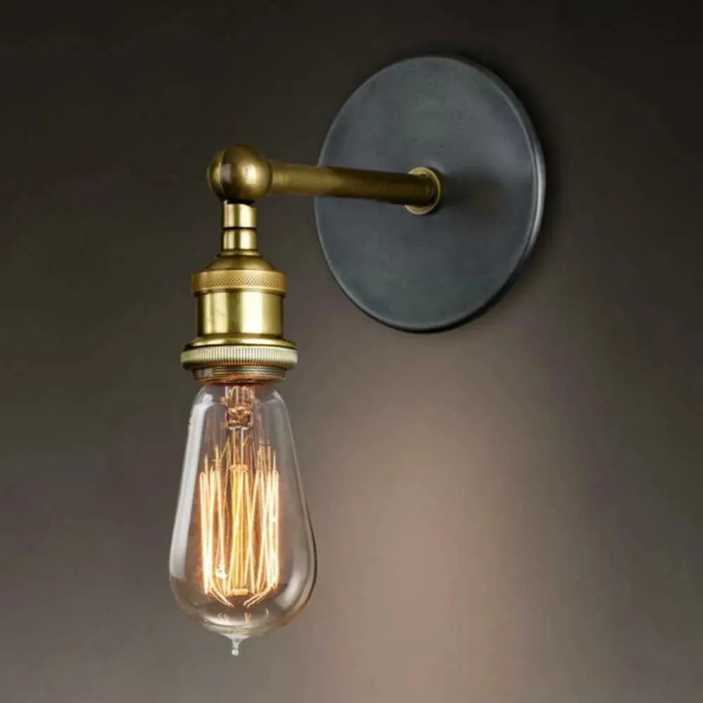 Simple Wall Lamp Retro Single Arm Wall Lamp E27... From Casual_love_l ...
