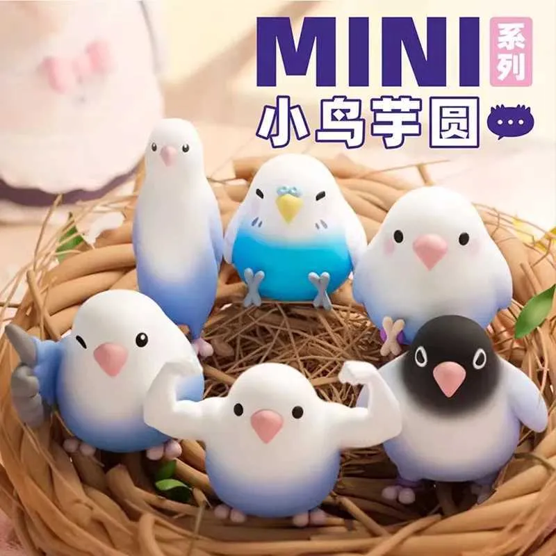 New Bad Birdie 3 Figure Mini Taro Balls Bird Blind Box Toy Model