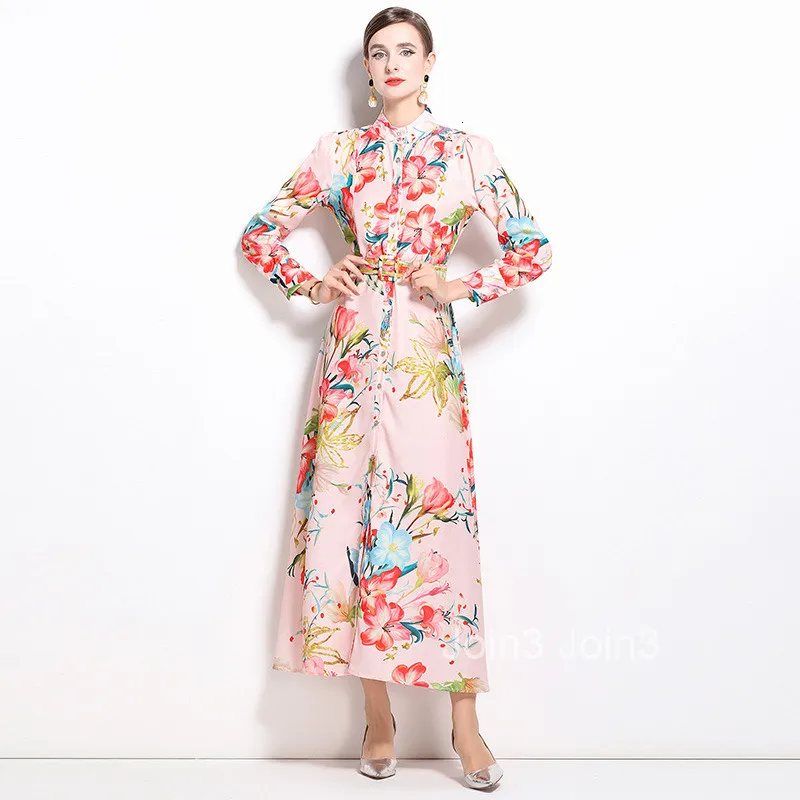 Spring Autumn Floral Print Long Dress With Cinched Waist Womens Oversized Floor Length Maxi Dress For Everyday & Semi Formal Wear From Join3, $73.27 | DHgate.Com Spring Autumn Floral Print Long Dress With Cinched Waist Womens Oversized Floor Length Maxi Dress For Everyday & Semi Formal Wear From Join3, $73.27 | DHgate.Com