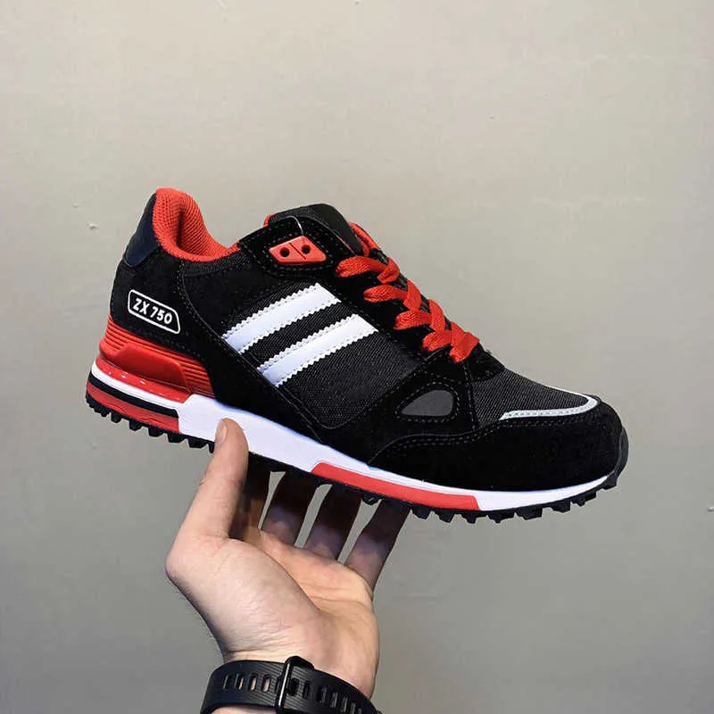 Zx 750 Adidas Zx Flux Noir Et Rouge Running Designer Shoes