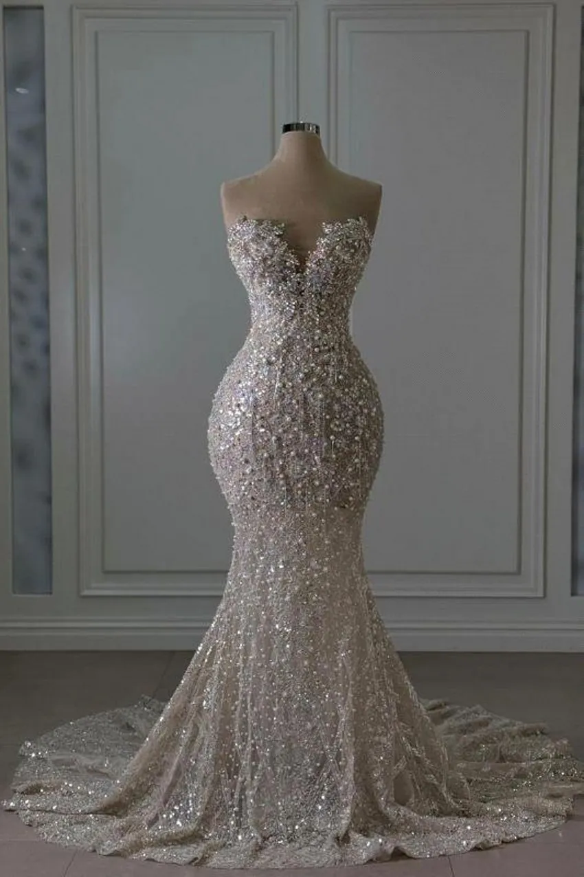 Fully Beaded Mermaid Evening Dress with Sweetheart Neckline and Floor-Length Hemline from Dhgate Evening Dresses - price 710.12 Fully Beaded Mermaid Evening Dress with Sweetheart Neckline and Floor-Length Hemline from Dhgate Evening Dresses - price 710.12