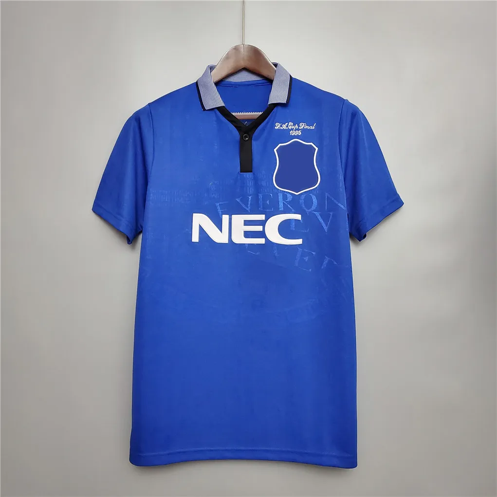Everton Retro Soccer Jersey 1892 1996 Vintage From