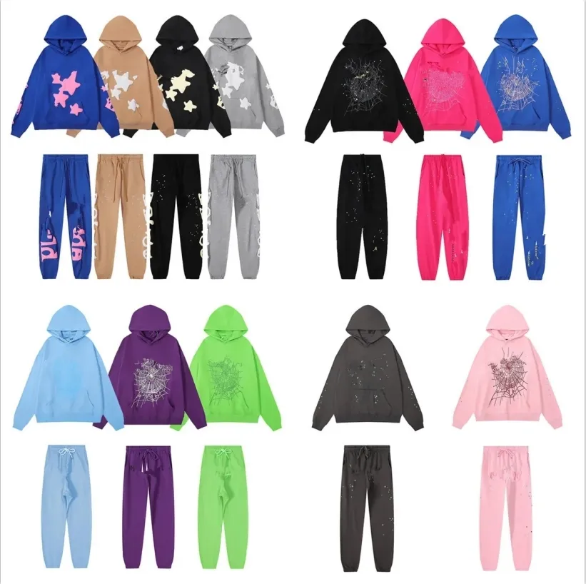Spider Hoodie Sweatshirts Men Woman Hoodie Spyder Hoodie Sweatshirts Pink Hoodie Young Thug Hooded Web Tracksuit Pullover Spyderhoodie Trousers Hoodie888