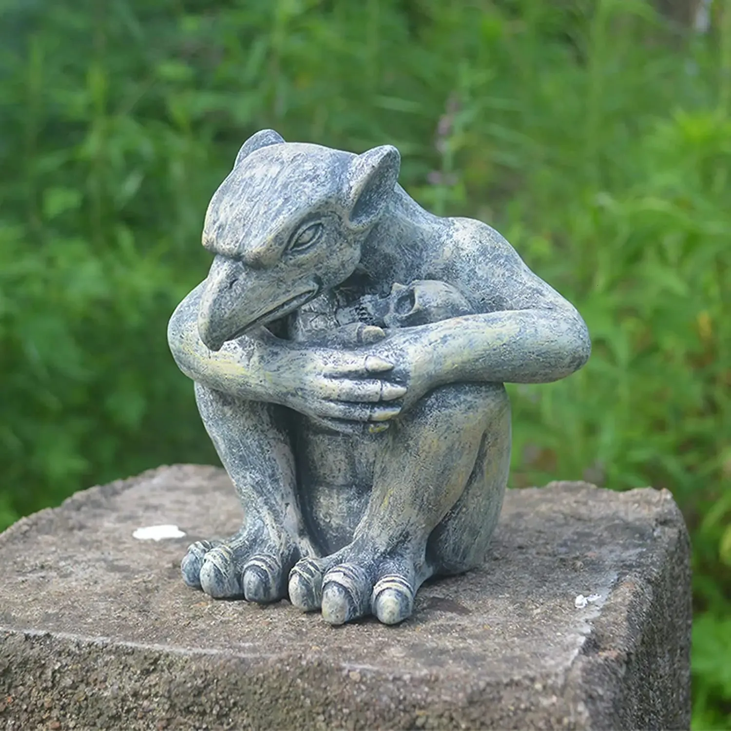 Estatua gárgola de jardín grande - Alta Calidad - Envío Rápido