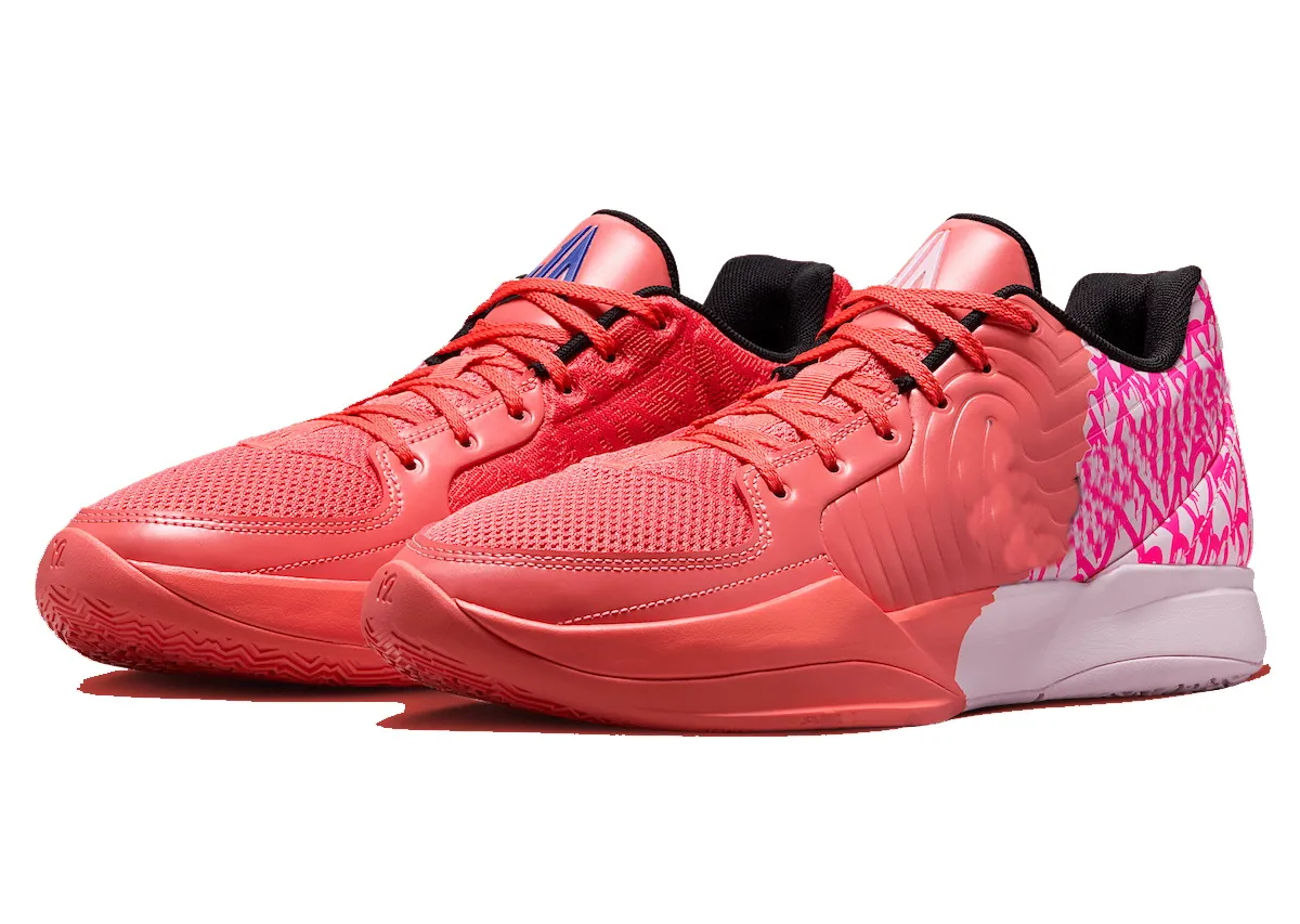 Ja 2 Kids Basketball Shoes Heart Eyes Design Red... From 