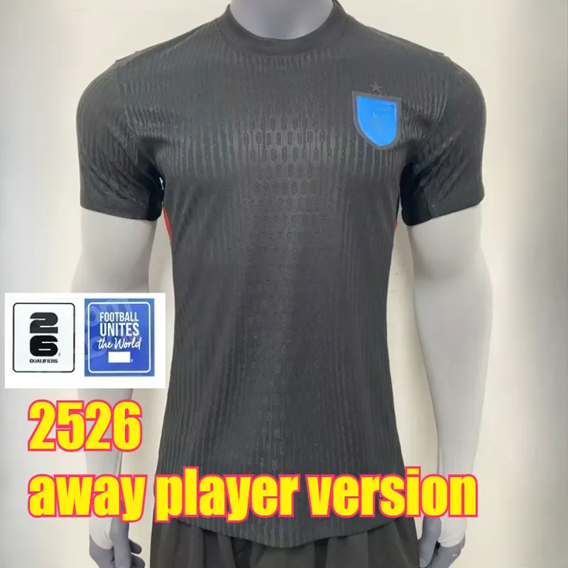 Englands BellINGHAM Black Soccer Kits National Team 150