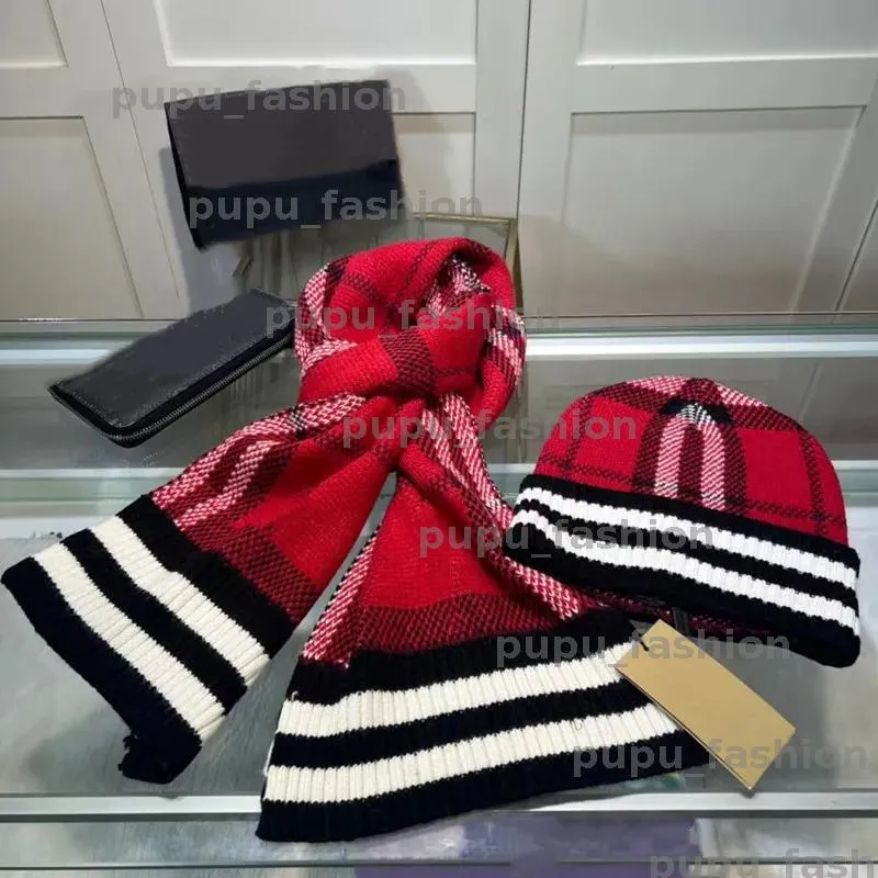 Gorgeous Black and Red Hat with Red Scarf Bundle Women main image 4