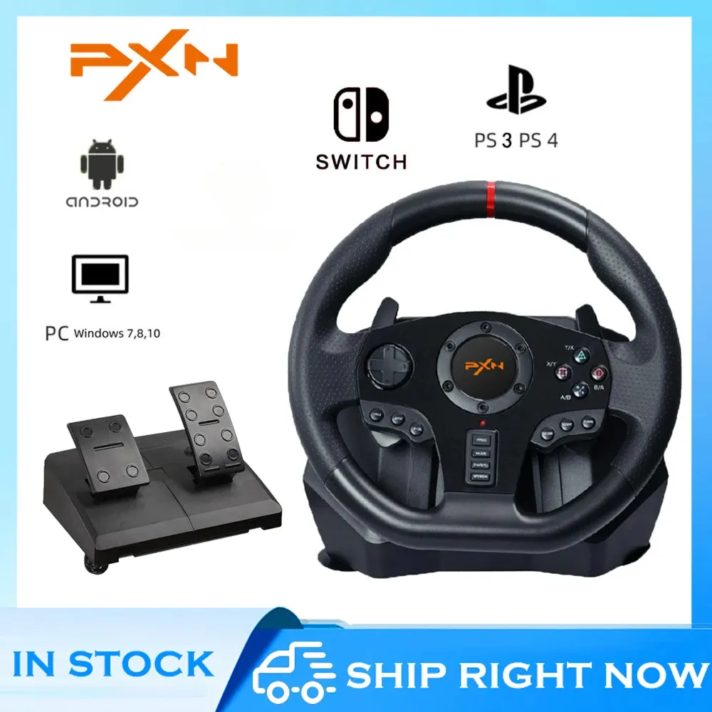 iphone 12 pro max vibration einstellen Vibration Gaming Lenkrad mit Pedal, Rennspiel -Controller für PC und  Konsolen