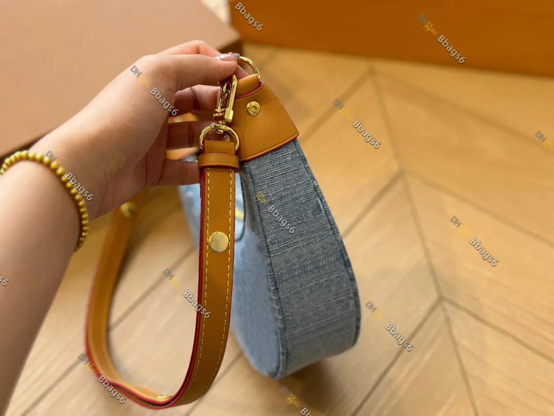 Luxury Designer Leather Hobo Half Moon Bag With Loop Closure Luxury Designer Leather Hobo Half Moon Bag With Loop Closure