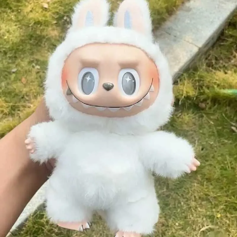 DHgate.com:Labubu Zimomo White Angel DIY Vinyl Doll - 17cm