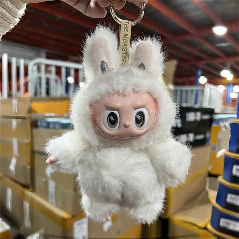 Labubu Zimomo Angel DIY Pendant - Monster Series Vinyl Doll