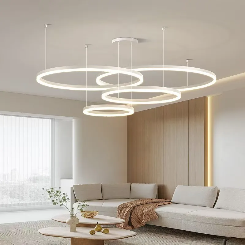 Modern LED Chandelier Circles Hanging LED Ring... From Tabletpc2015 ...