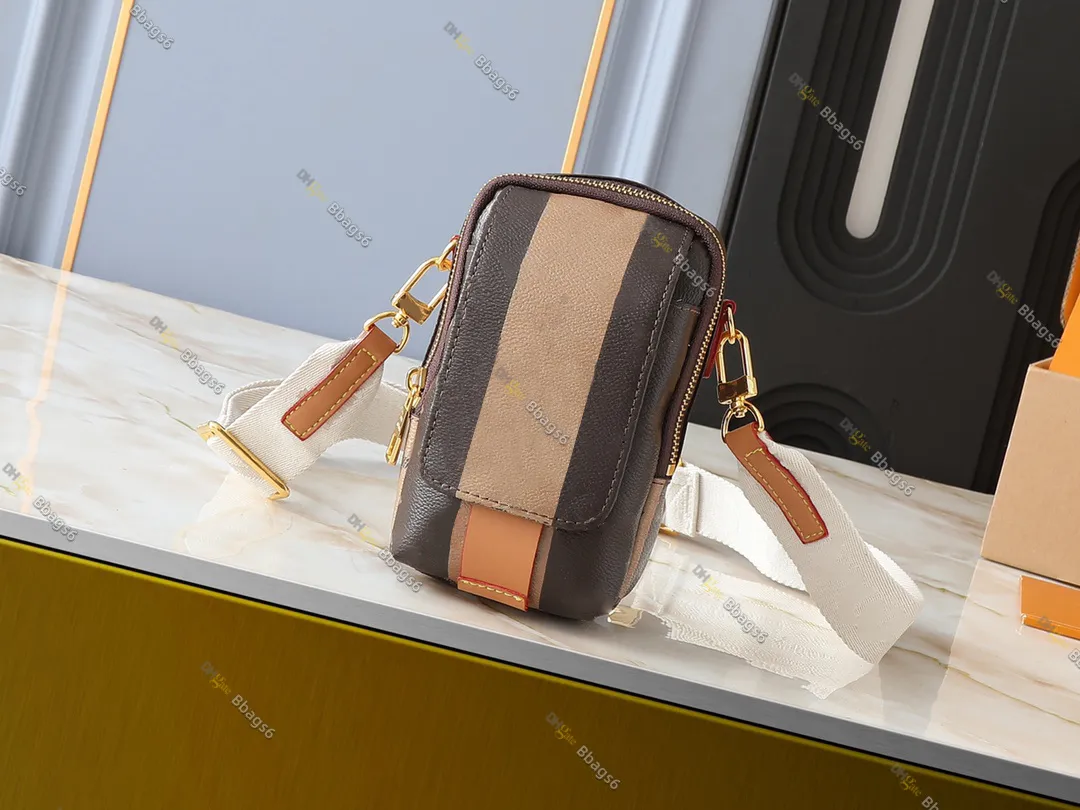 Borsa A Tracolla Per Cellulare Donna In Nylon Impermeabile – Regolabile, Con Tasche Multiple, Per Viaggi E Shopping - 5