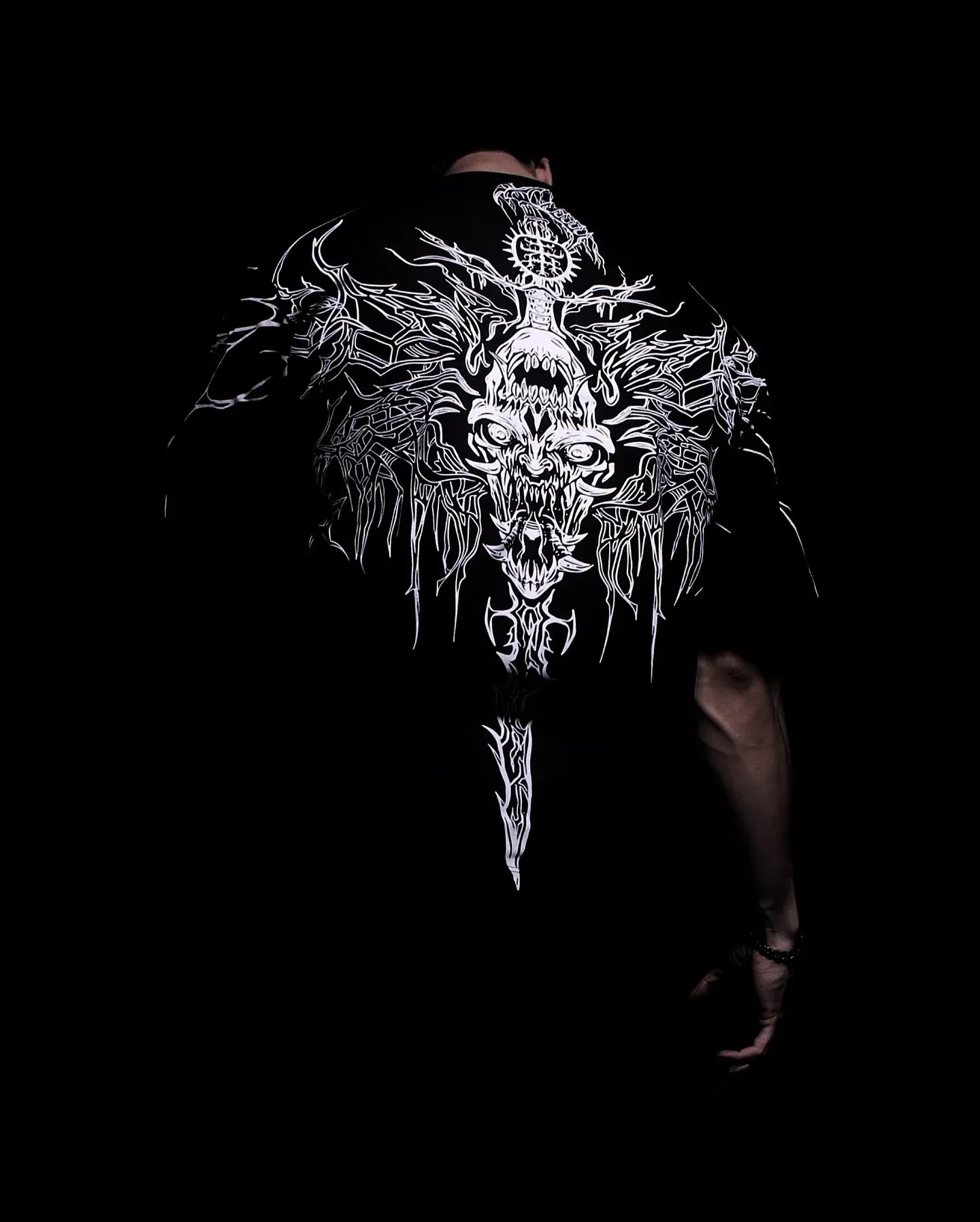 Trendy Fitness Breathedivinity Short Sleeved Loose Dragon