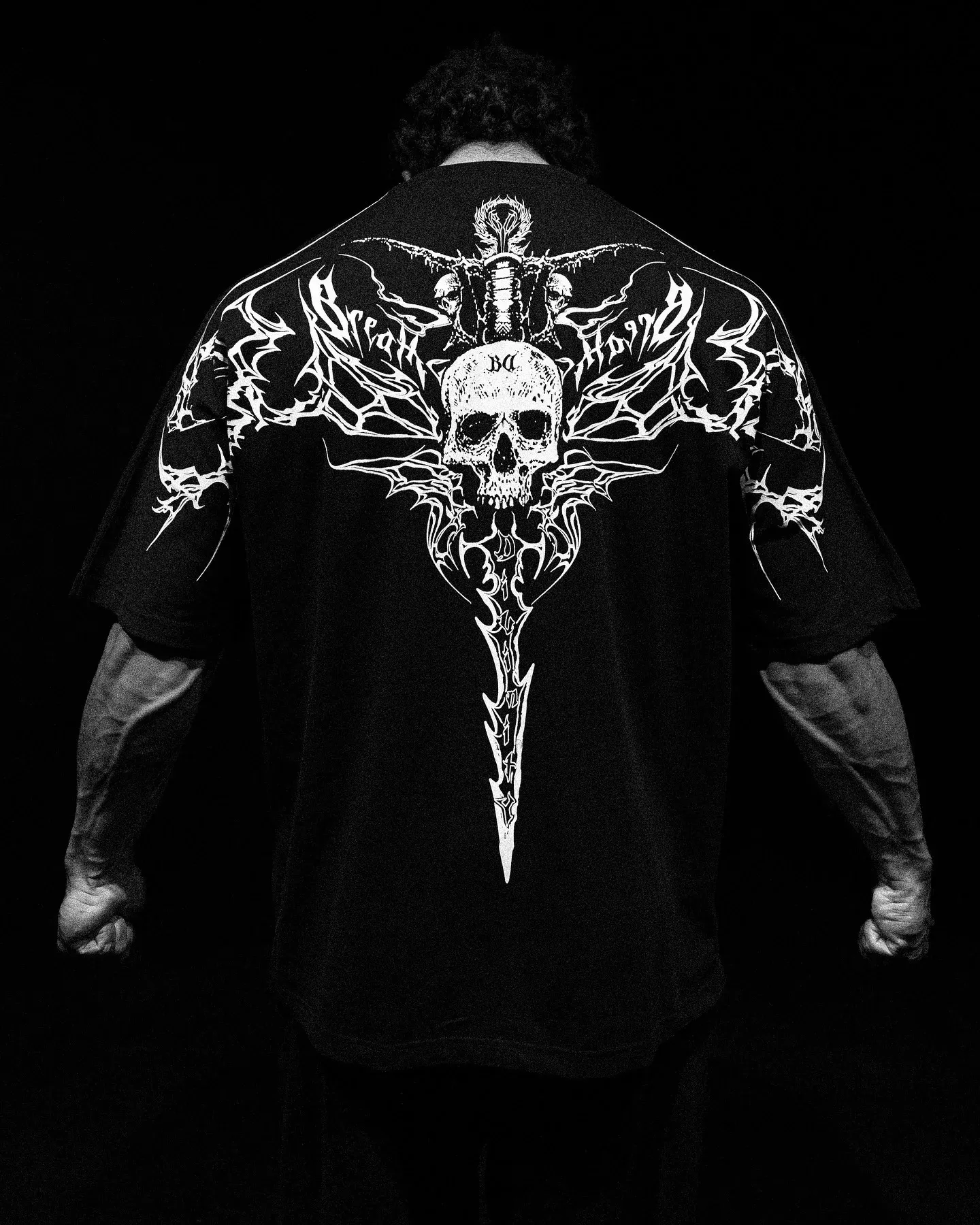Trendy Fitness Breathedivinity Short Sleeved Loose Dragon