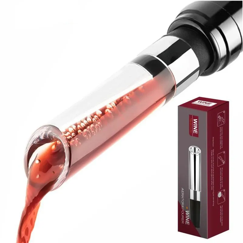12 Pack Magic Wine Decanter Aerator Pourer Spout Quick Aerating Pouring ...