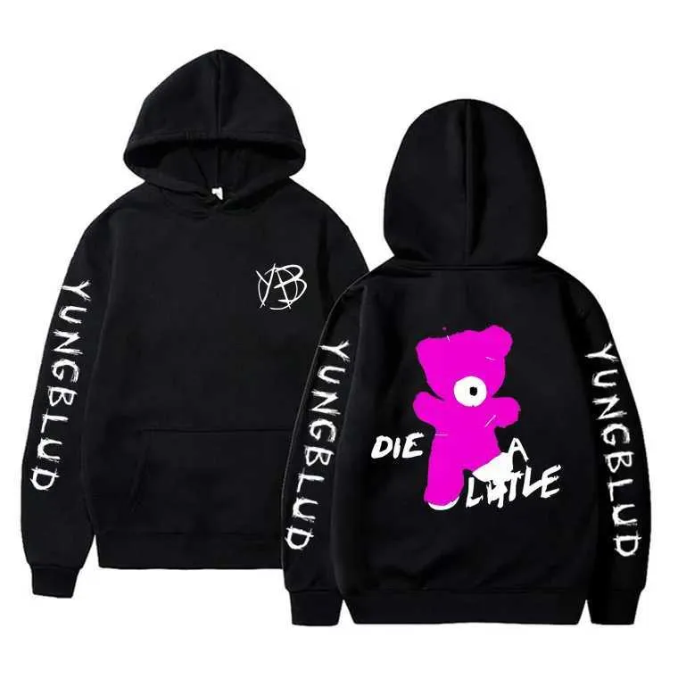 Save Big on Bulk Yungblud Hoodie Yungblud Die A Little Graphic Hoodie  Casual Fleece Cotton Rock Oversized Hoodie For Men Women Best Deals on 