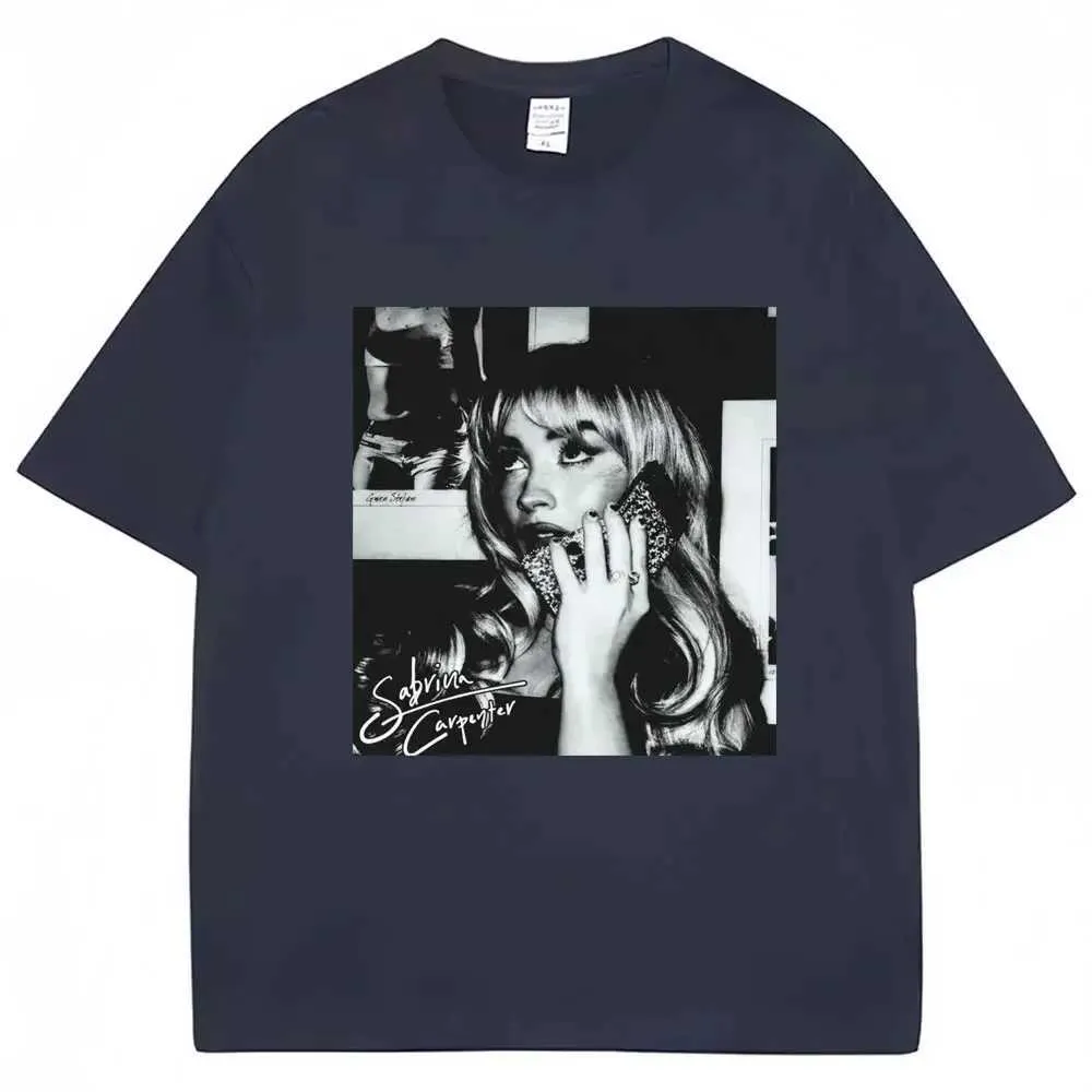 Sabrina Carpenter特大Tシャツ ショートN SWTツアー コットン を
