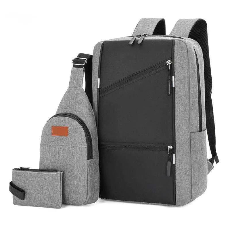 Business Computer Backpack Business Computer Backpack 20-35L Polyester Fold Over Shape with USB ...