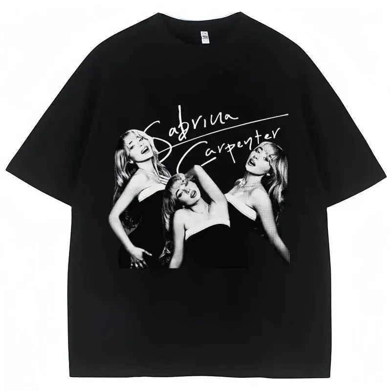 T-shirt Sabrina Carpenter Merch - Coupe Oversize, Imprimé Streetwear Pour Hommes Et Femmes, Coton Confort - 3