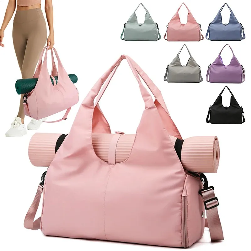 Sport Gym Bag Women Outdoor Waterproof Oxford Material with Separate ...
