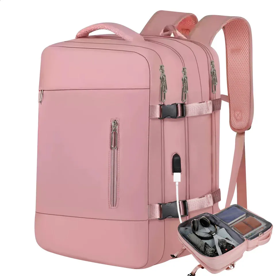 Ship From U.S. Travel Backpack For Women Man Large Capacity Carry On ...