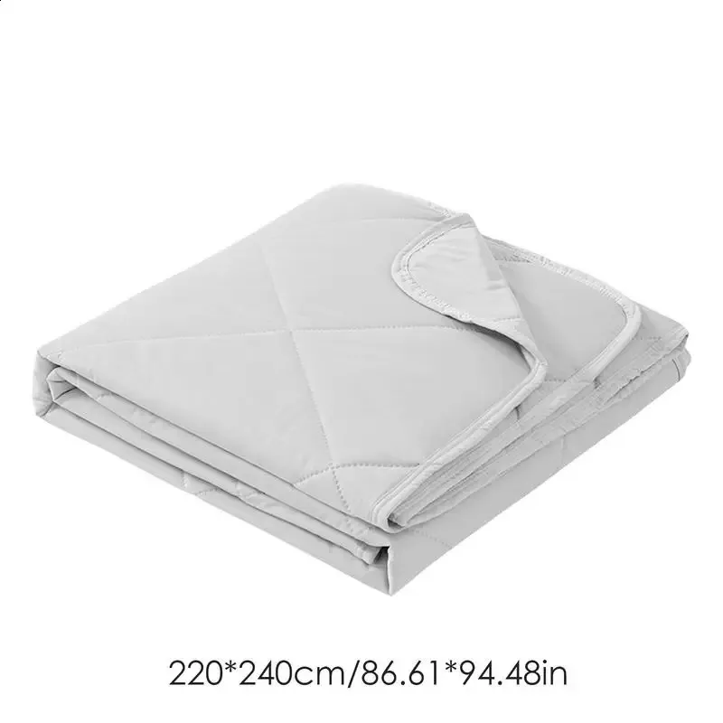 Cooling Blanket For Bed Silky Air Condition Comforter 3 Layers Lightweight Cooled Summer Quilt 250224_voghion.com